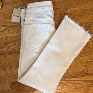 Mother Insider Crop Step Fray Jeans in 'Fairest Of Them All' - Size 31 NWT